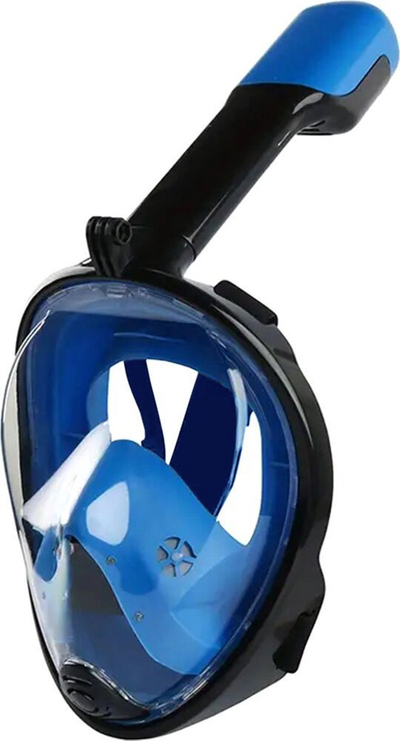 Maskë snorkeling Full Face L/XL, pamje 180°, sistem antifog, e zezë