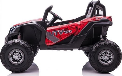 Makina elektrike për kalamaj UTV MX Red Spider, me pult, me amortizatorë, e kuqe