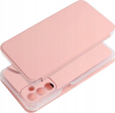 Kuti telefoni OEM PIANO Book Wallet për Samsung A15 4G 5G, me portofol karte, peach fuzz