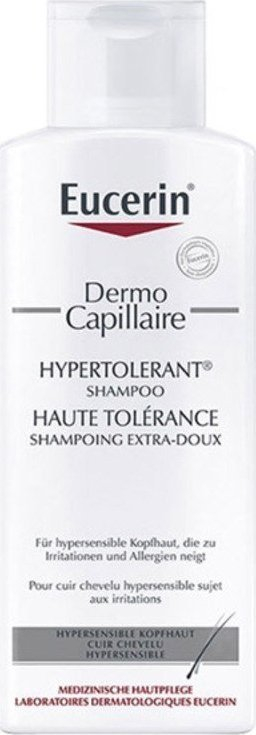 Shampo Eucerin DermoCapillaire Hypertolerant, për lëkurën e kokës të ndjeshme, 250 ml