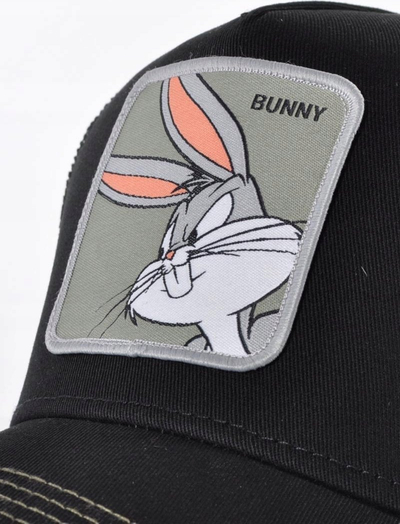 Kapelë trucker Capslab Bunny Looney Tunes CL-LOO-1-BUN1, një masë, e zezë