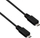 Kabllo Akyga AK-USB-17, microUSB në microUSB, 0.6m, e zezë