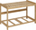 Stol banjoje 5five Simply Smart, bambu, me raft ruajtje, 66.8x44x35 cm, bezhë, set 2 copë