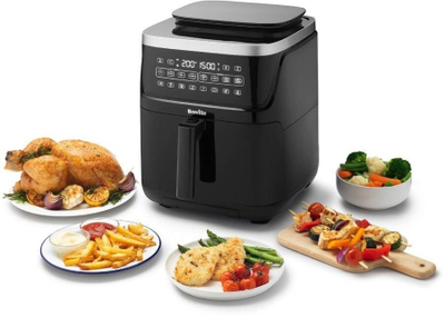 Fritezë me ajër të nxehtë Breville VDF133X, 7L, 1700W, e zezë