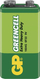 Bateri 9V GP Greencell 6F22, zink klorur, 1 copë, jeshile