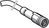 Kabull lidhës Telemecanique Sensors XZCP0566L5, 3 pin, 5 m, gri