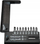 Set bitash për kaçavidë Milwaukee 4932399513, 12 copë, kasetë e vogël, i zi