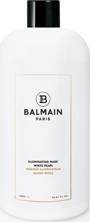 Maskë flokësh Balmain Illuminating White Pearl, për flokë biond dhe me fije, 1000 ml