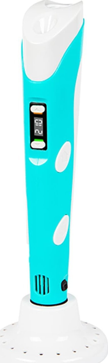Stilolaps 3D Magic Pen me bazë, me ekran, set me fije, blu