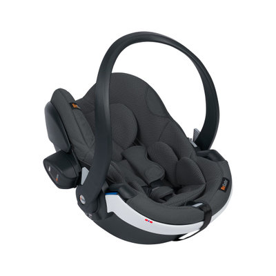 Ulëse auto për foshnje BeSafe iZi Go Modular X2 i-Size, 40-75 cm, material 3D mesh, gri e errët