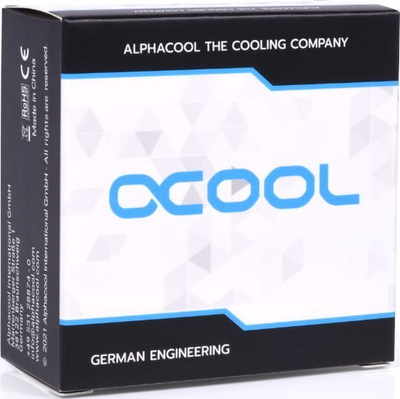 Lidhës Alphacool Eiszpafen L 45°, G1/4 IT në G1/4 IT, krom