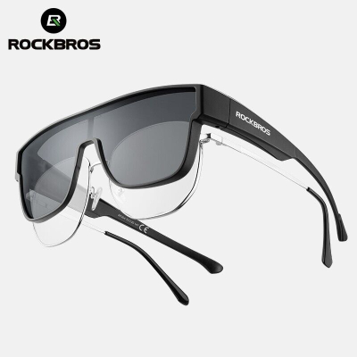 Syze sportive Rockbros, polarizuese UV400, për miopi, të zeza