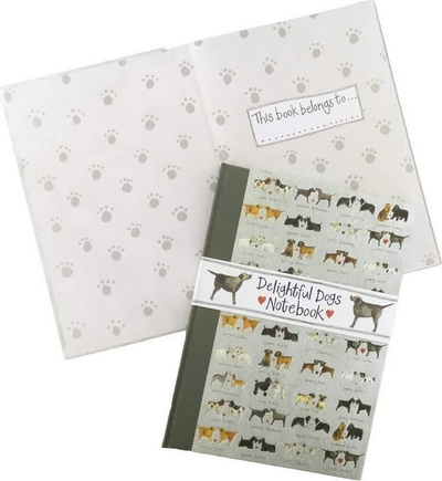 Fletore Teka SHB01 Adorable Dog Couples, A5, 126 faqe të vijuara, kapak i fortë