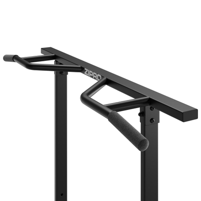 Paralette qëndruese Zipro ZIPRO, lartësi e rregullueshme, kapacitet 120kg, e zezë