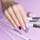 Декоративен прав за нокти Hi Hybrid Glam Nail Powder #510 Violet Dust, металик ефект огледало, 0.8g, сјајна виолетова
