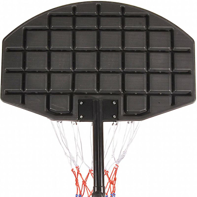 Kosh basketbolli për kalamaj Vizari Junior, i rregullueshëm 1.6-2.2 m, me bazë portative, i zi