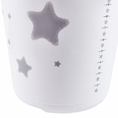 Кофа за чистење Keeeper Ilvie Stars, 10L, пластика, бела со принт