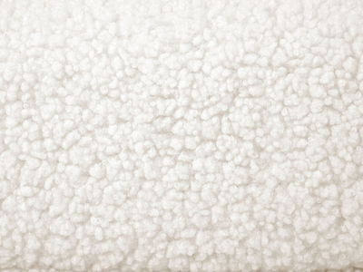 Divan GRANNA Boucle, 3 ulëse, i bardhë