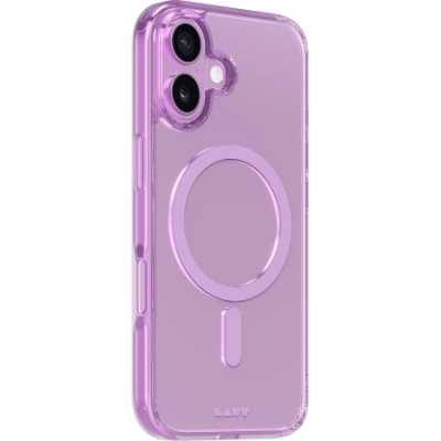 Mbulesë telefoni Laut Crystal Fluro për iPhone 17, transparente, rozë e hapur
