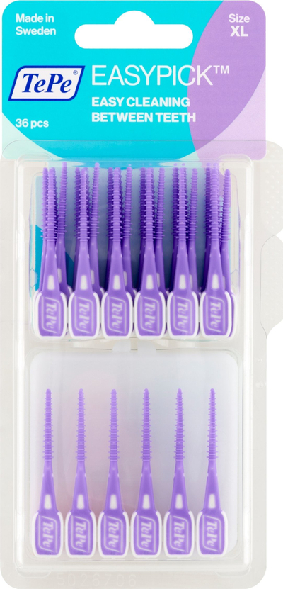 Kunja ndërdhëmbëshe TePe EasyPick XL, 36 copë, vjollcë