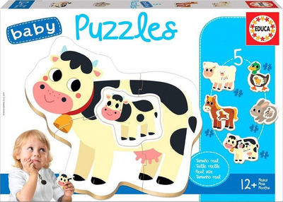 Puzzle Educa Baby Puzzles, 14 copë