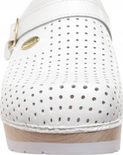 Sabot profesionist Dr. Scholl Supercomfort, mjekësor, nr. 39, i bardhë