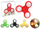 Fidget Spinner me dritë Mega Creative, i kuq