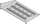 Raft për kabinet rack Schroff Epcase, 2U, 19", gri