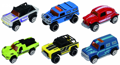 Set maketa metalike vetura, 1:64, set me 3 copë, 7.5cm, shumëngjyrëshe