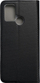 Këllëf magnetik për Realme 7i, tip libër, me xhepa kartash, i zi