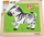Puzzle druri Viga Toys 51317, 4 copa, me zebër, shumëngjyrëshe