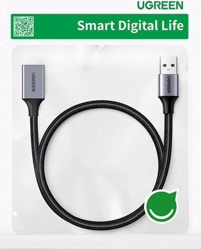 Kabllo zgjatuese USB UGREEN US115, USB-A 3.0, 5 m, 5 Gb/s, e zezë