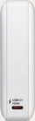 Powerbank Tucano 24000mAh, 120W, 2x USB C 1x USB A, e bardhë