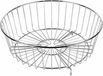 Shportë lavamani Deante ZZE 080K, çelik inox, diametër 34 cm, krom
