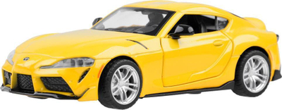 Makino lodër MSZ Toyota GR Supra 1:31, metal, me drita edhe zëra, e verdhë