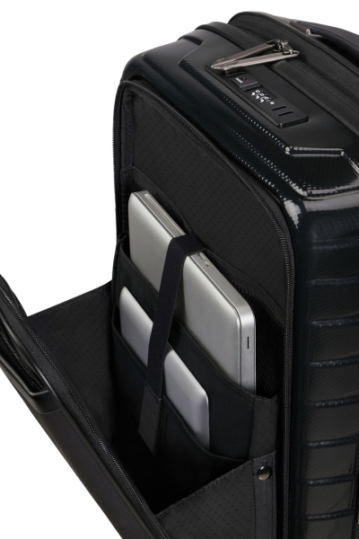 Valixhe Hard Me 4 Rrota Samsonite Proxis Ngjyrë E Zezë 55/20