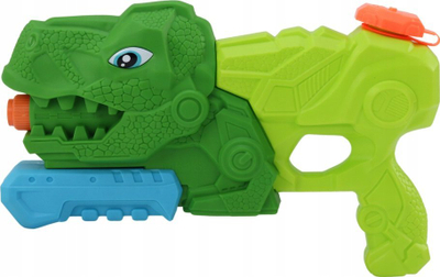 Pistoletë me ujë LEAN Toys Dinosaur Tyrannosaurus, 1000 ml, e gjelbër