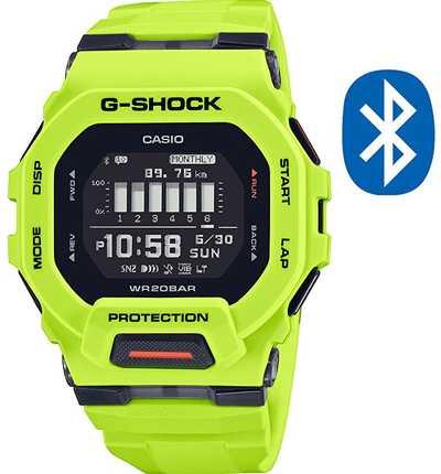 Orë sportive për meshkuj Casio, e gjelbërt