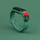 Byzylyk silikoni Hurtel Strap Xmas për Xiaomi Mi Band 4 edhe Mi Band 3, me motive Krishtlindjesh, jeshile e errët