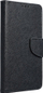 Kapak telefoni Fancy Book për Xiaomi Redmi Note 13 Pro 4G, flip, i zi