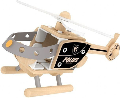 Lodër puzzle Classic World Motorhome Police Helicopter, 3+, 37 elemente