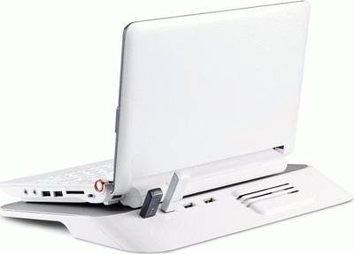 Ftohës laptopi Choiix C-HL02-WP me ventilator 2.8\", hub USB me 4 porta, për laptopë 7–10\"