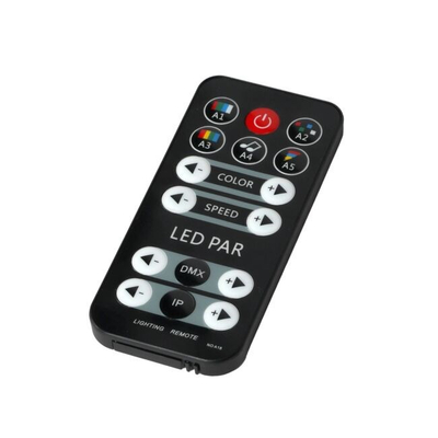 Set ndriçimi skenik Parlight BELKA LED-PWB, 4 reflektorë LED RGBW, trekëmbësh me telekomandë, i zi