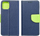 Këllëf telefoni Fancy Book për Xiaomi Redmi 10, tip portofol, me magnet, blu navy me jeshile