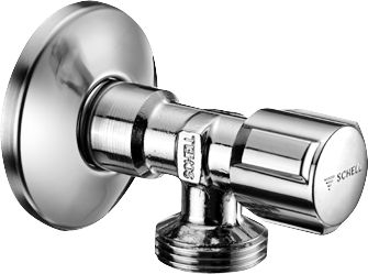 Valvul këndore Schell Comfort 1/2"x3/4", bronz i kromuar
