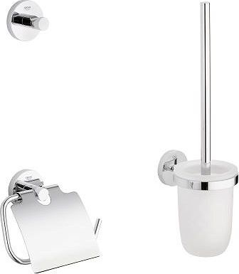 Set aksesorësh banjo Grohe Essentials 40 407, i argjend