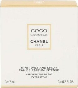 Parfum CHANEL Coco Mademoiselle Eau de Parfum, Twist and Spray, 3x20ml