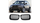 Grillë përpara Portov Simple Rib BMW X6 E71 E72 X5 E70, gloss black, 2008-2020