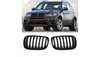 Grillë përpara Portov Simple Rib BMW X6 E71 E72 X5 E70, gloss black, 2008-2020