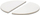 Gur pice TARGUS Half Moon për Kamado 23–24", 190 mm, qeramik